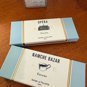 2 Astier de Villatte Incense sets in Opera and Encens